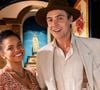 Candinho (Sergio Guze) e Dita (Jeniffer Nascimento), o casal de protagonistas de Êta Mundo Melhor