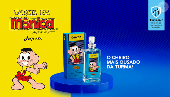 O lançamento mais divertido do ano? O personagem mais famoso dos quadrinhos por fugir do banho virou estrela de um perfume com aroma refrescante e tecnologia para neutralizar maus odores