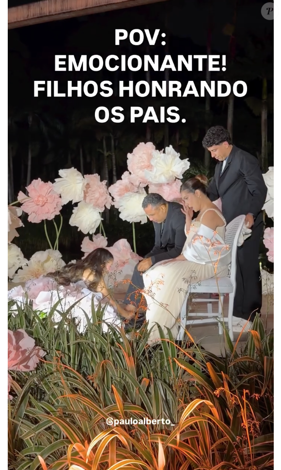 Atitude da filha de Aline Barros deixou muita gente emocionada, mas também dividiu opiniões entre fãs