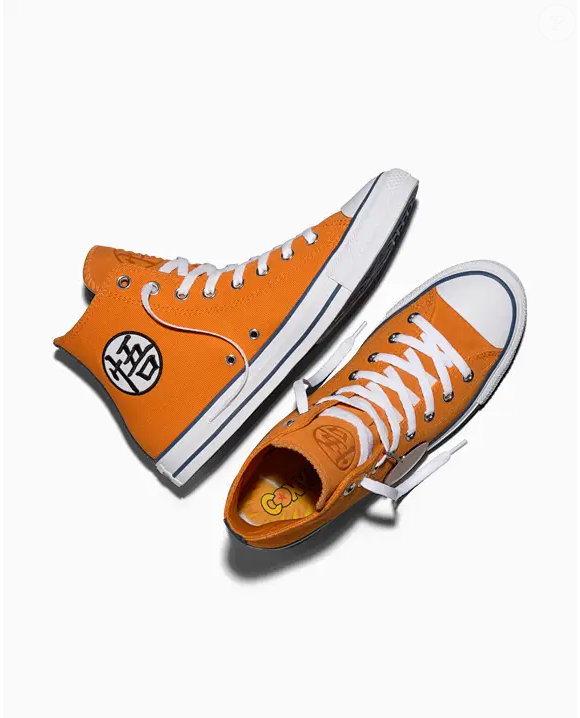 Até o fechamento desta matéria, o Converse X Dragon Ball Z Goku Chuck Taylor All Star Cano Alto Laranja estava disponível no site oficial da marca por R$ 599,90, com possibilidade de parcelamento em até 10 vezes de R$ 59,99 sem juros