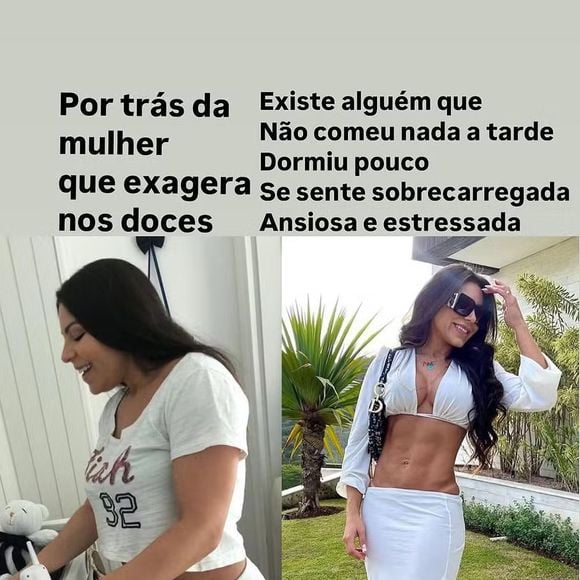 Na última semana, Andressa Miranda virou assunto nas redes sociais ao mostrar seu novo corpo após perder 8 kg
