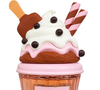 O Harlequin Cream, da Lattafa Perfumes, aposta em uma combinação diretamente inspirada na confeitaria, com baunilha, chocolate, morango, waffle e cacau entre as notas da fragrância