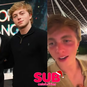 Benício apareceu se divertindo e revelou ter bebido o dobro de copos do amigo na festa