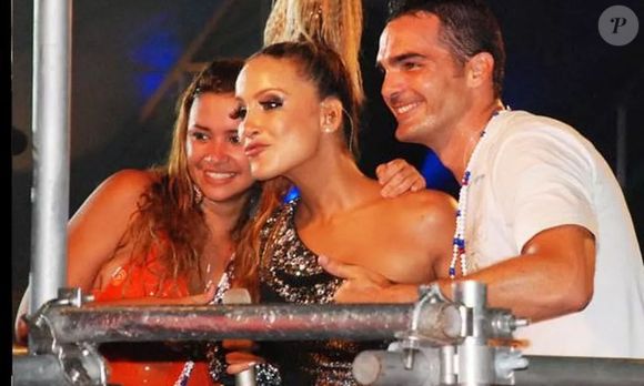 Claudia Leitte com Mirla e Ralf em 2009 no Carnaval de Salvador