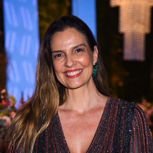 Luciana Cardoso, mulher de Faustão, marcou presença nos 50 anos da esposa de Rodrigo Faro