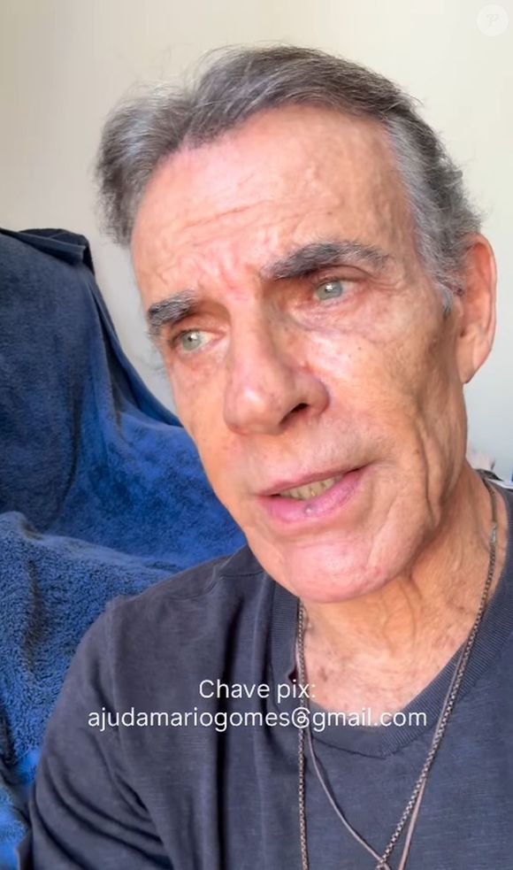 Mário Gomes explicou que está faltando dinheiro para comer