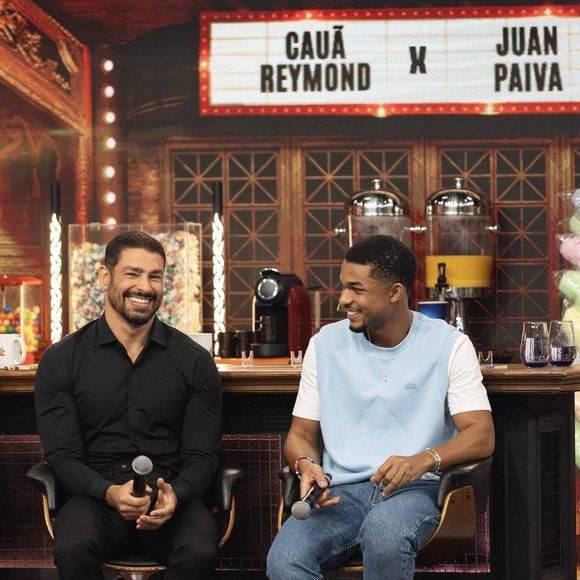 Cauã Reymond disputou a Batalha do Lip Sync com Juan Paiva