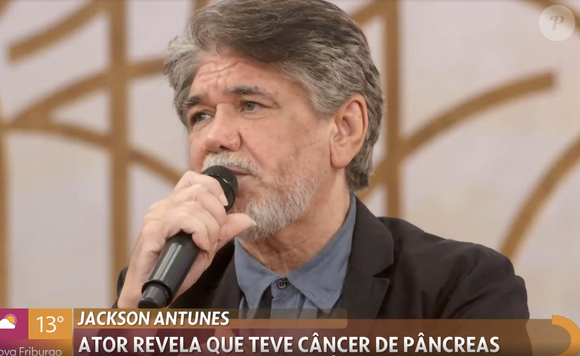 Em 2023, no 'Encontro com Patrícia Poeta', Jackson Antunes revelou ter vencido câncer de pâncreas