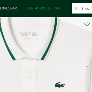 Rafaella Justus escolheu uma blusa branca feita com tecido stretch respirável e colarinho listrado verde