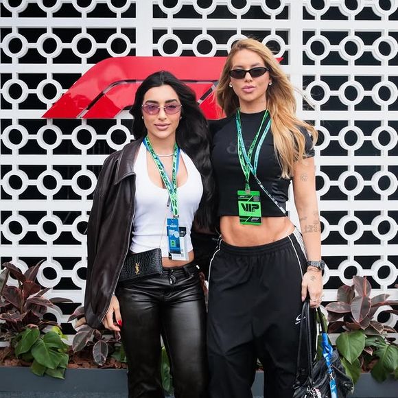 Depois de curtir o Grande Prêmio de Fórmula 1 ao lado da amiga Duda Freire...