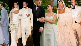 Os vestidos de noiva exuberantes e marcantes de 2025: Sabrina Sato, Isis Valverde, Giovanna Lancellotti e mais famosas