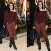Marrom é a cor-chave! Cleo aposta em look monocromático sofisticado para prestigiar irmã, Anttónia, em evento de moda