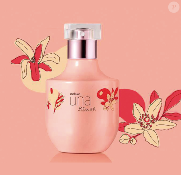 O perfume Una Blush, da Natura, traz a nota de baunilha em sua composição, além de flores e um teor mais doce.