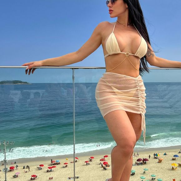 No elenco de 'A Fazenda', Tamires Assis ganha comparações com a também modelo Isabelle Nogueira, ex-BBB 24