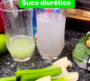 Ingredientes do suco diurético de Mateus Carrieri são apenas limão, água de coco e salsão