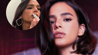 O segredo dos lábios de Bruna Marquezine: com apenas um item de beleza, atriz mantém a boca hidratada no frio - e a culpa é de Hailey Bieber!