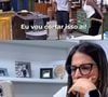 Em 'A Fazenda 17', Carol Lekker disse, rindo, que ameaçou o enteado com tesoura