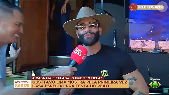 Enquanto Gusttavo Lima cumpria sua agenda de shows em Barretos, Andressa Suita compartilhou nas redes sociais detalhes da estrutura usada pela família para permanecer na cidade durante a semana