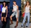 Essa é a peça de roupa que toda mulher tem que ter no armário: Bruna Marquezine e mais famosas em looks com regata branca