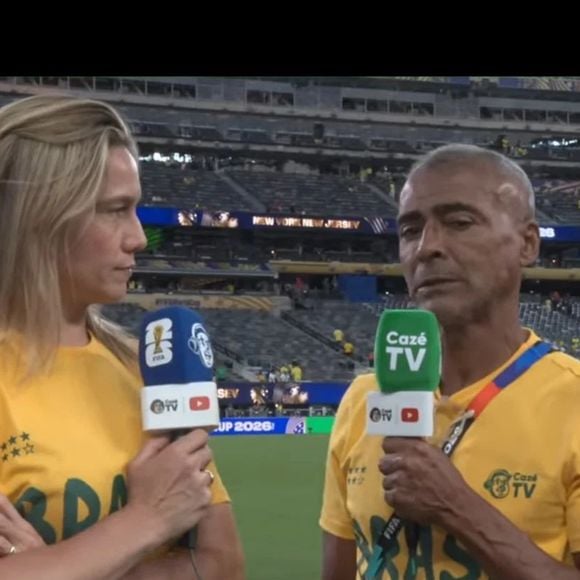 Cachê de Romário pela participação na CazéTV durante a Copa de 2026 entra na mira da Justiça por dívida milionária