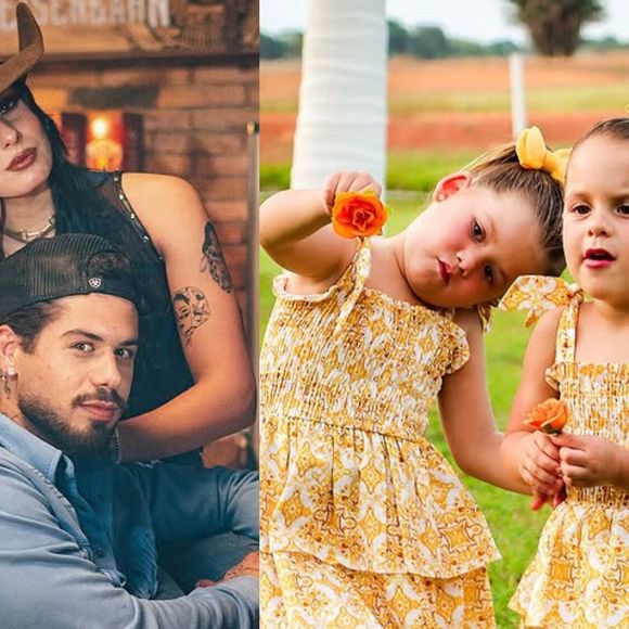 Maria Alice e Maria Flor, filhas de Zé Felipe e Virgínia, soltaram a voz e fez a web vibrar