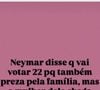 Luana Piovani envolveu Bruna Biancardi em alfinetada a Neymar por conta de divergência política