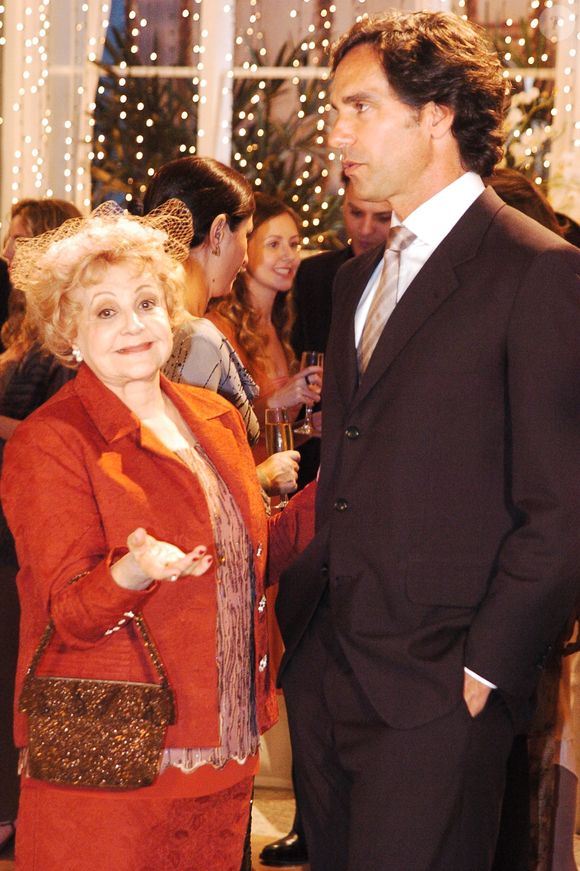 Victor Fasano com Eva Todor em 'América'