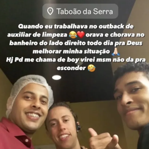 MC Daniel teve uma infância e adolescente humilde, e mantinha um emprego comum