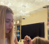Virginia Fonseca apareceu maquiando a filha Maria Flor em vídeo publicado nas redes sociais após viralizar registro de Ana Castela com a menina
