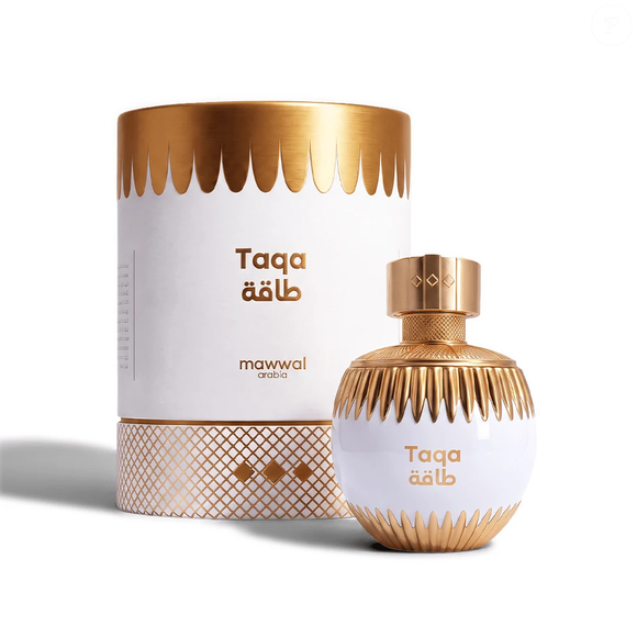 O Taqa (Mawwal) combina jasmim, tuberosa e jasmim da Índia em uma fragrância floral e luminosa para mulheres que não precisam se esforçar para chamar atenção e encontram na naturalidade seu maior charme