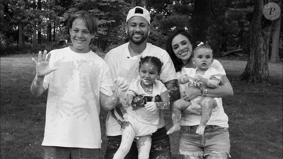 Neymar reuniu três dos quatro filhos ao revelar nova gravidez de Bruna Biancardi, à espera da terceira menina