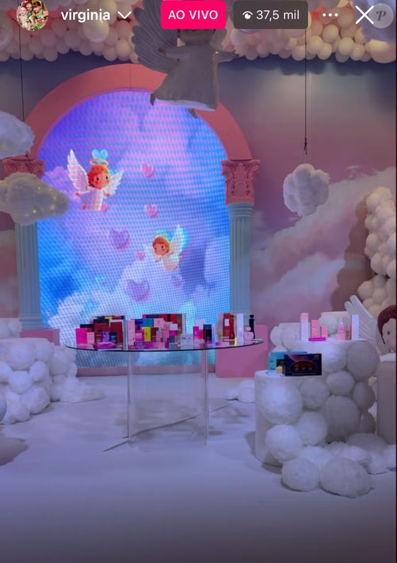 Festa de Maria Alice ainda contou com telão de LED.