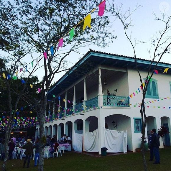 Ana Maria Braga também realiza anualmente uma festa junina em sua fazenda