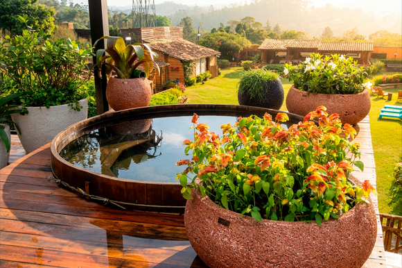 Entre as novidades da casa de A Fazenda 18 estão um camarim e uma jacuzzi exclusiva para o vencedor da Prova de Fogo
