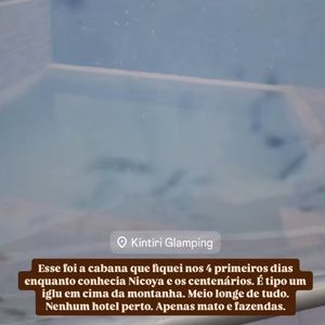 Segundo Pedro Andrade, a hospedagem era uma espécie de iglu, sem nenhum hotel perto: 'Apenas mato e fazendas', disse o especialista.