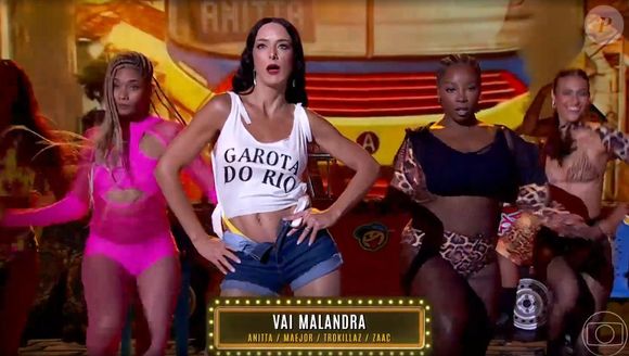 Ticiane Pinheiro dançou ao som de 'Vai Malandra', música de Anitta