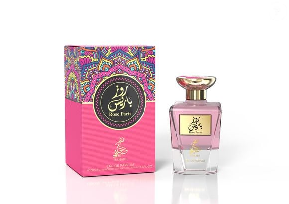 Rose Paris é um perfume árabe romântico com notas de baunilha