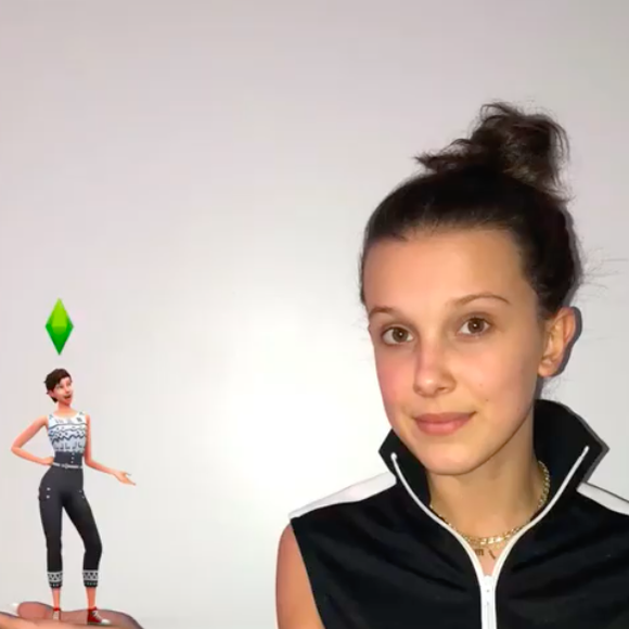 Depois da segunda temporada, Millie Bobby Brown deixou seu cabelo crescer ligeiramente