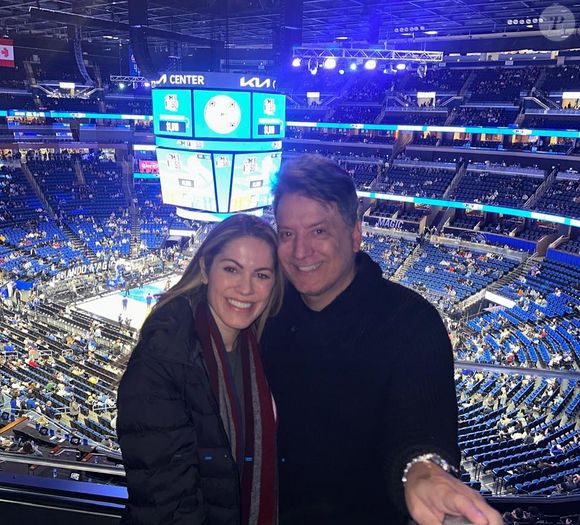 Jacqueline Brazil, do 'Jornal Hoje', viajou para os EUA com o namorado, Luiz Carlos Jr, no começo de 2025