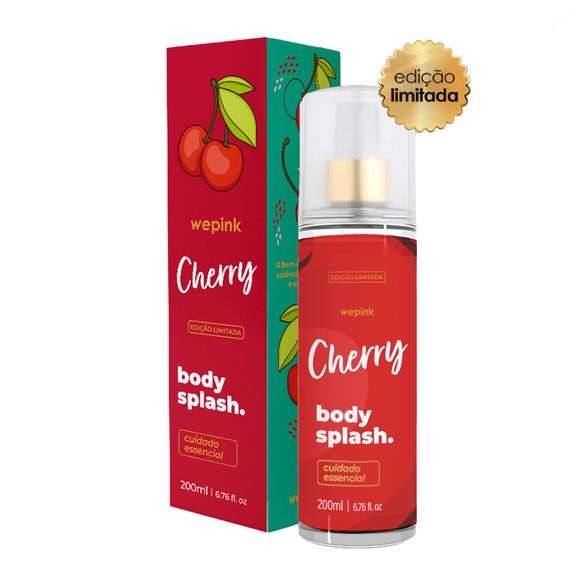 We Pink - Body Splash Cherry Desodorante Colônia 200ml (R$ 30,00)