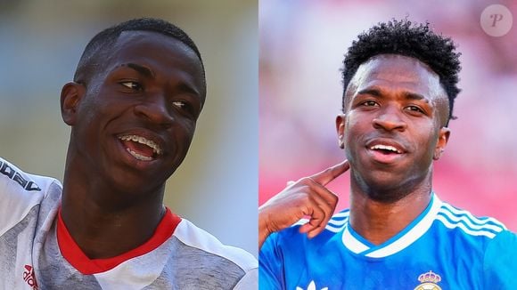 Antes e depois de Vinícius Jr.: atacante da Seleção e ex de Virgínia Fonseca, jogador hoje usa um visual mais estilizado, com cabelo comprido e sem barba