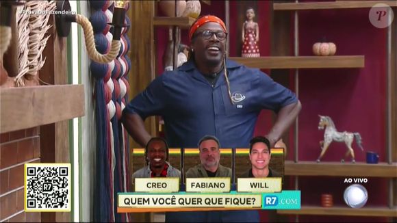 Creo está na berlinda contra Will e Fabiano, pai de Viih Tube, em A Fazenda 17