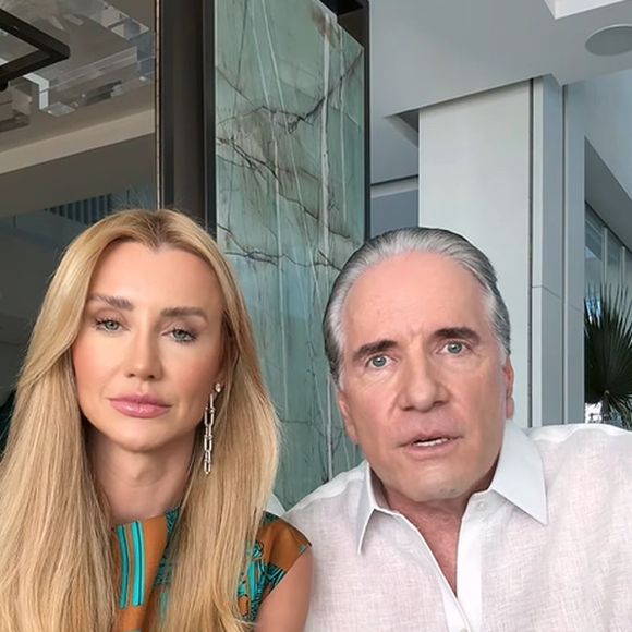 Roberto Justus e Ana Paula Siebert lamentaram as ameaças contra a filha, Vicky