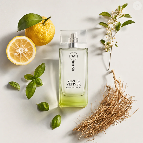 Para quem gosta de fragrâncias com sensação de limpeza e frescor, o Yuzu & Vetiver, da Francis, aposta no contraste entre o cítrico yuzu, o aromático manjericão e o sofisticado vetiver