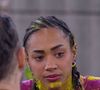 Aline se irritou logo depois de ser eliminada da Prova do Líder por Vitória Strada no 'BBB 25'