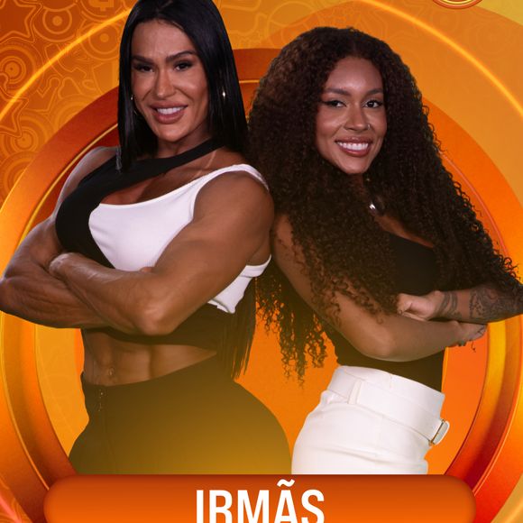 BBB 25: Gracyanne Barbosa e a irmã Giovanna Jacobina serão uma das duplas do reality