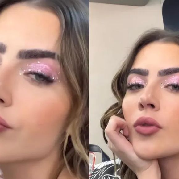 Sombras coloridas, delineados gráficos e até máscaras de cílios em tons chamativos são ótimas opções para trazer alegria à maquiagem, como é o caso de Jade Picon
