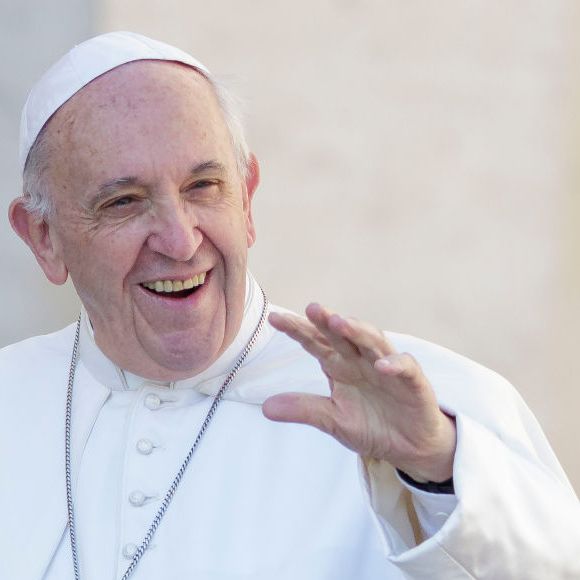 2017: Papa Francisco participa de uma audiência semanal no Vaticano