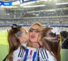 Virgínia Fonseca ganhou beijo das filhos, Maria Alice e Maria Flor, em jogo do Real Madrid na primeira partida do time em 2026 pelo Campeonato Espanhol