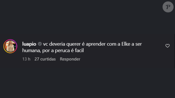 Luana Piovani questiona homenagem de Bianca Andrade a Elke Maravilha e divide opiniões na web